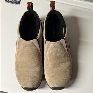 Merrell Women’s Jungle Moc Taupe Slip-On Shoes